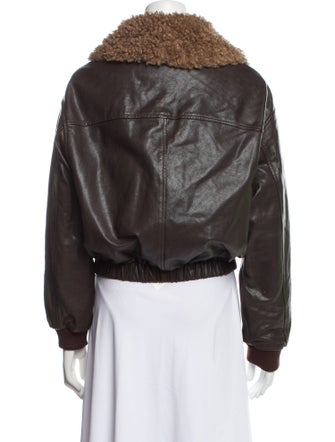 Lemaire Lamb Leather Down Jacket