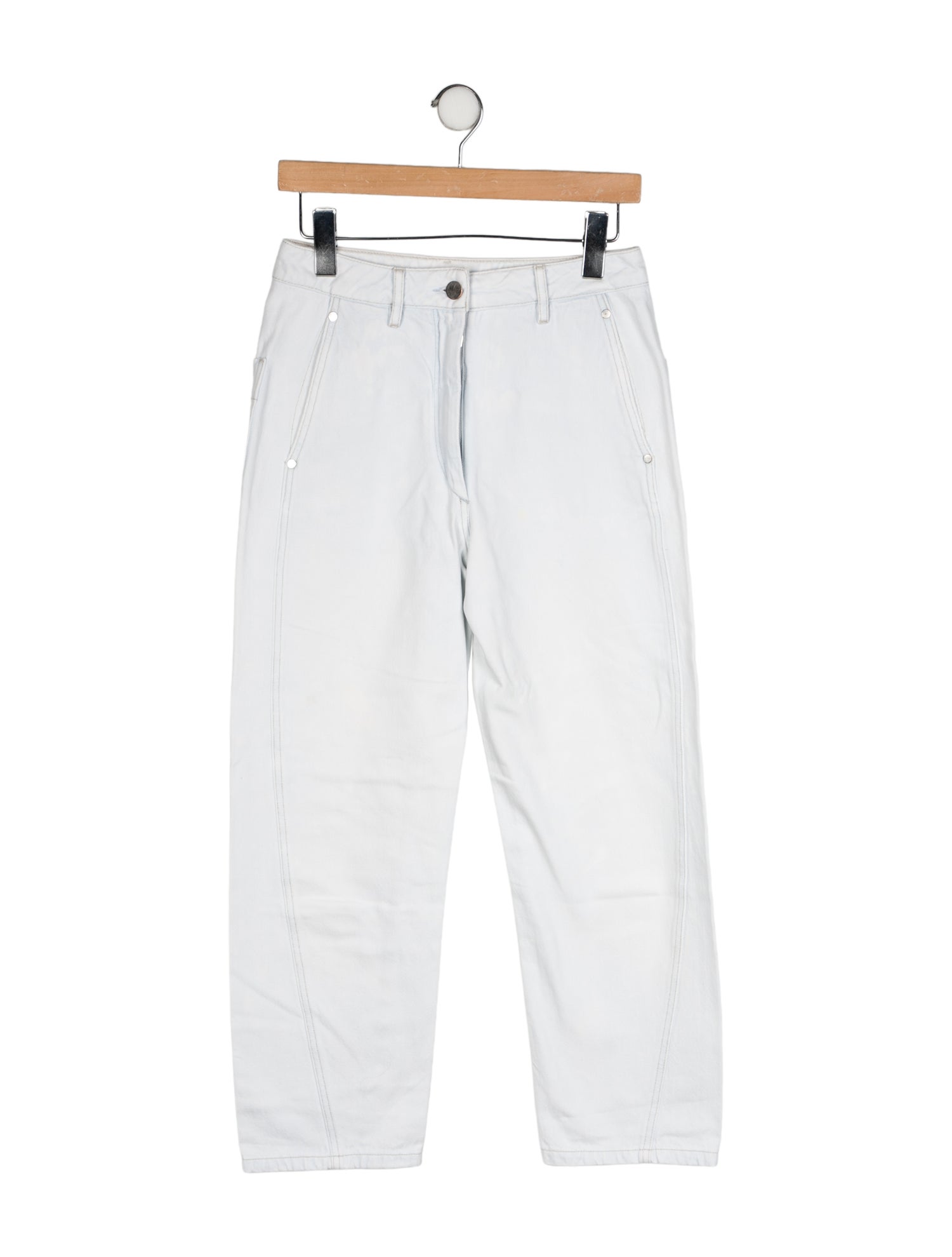 Lemaire High-Rise Straight Leg Jeans