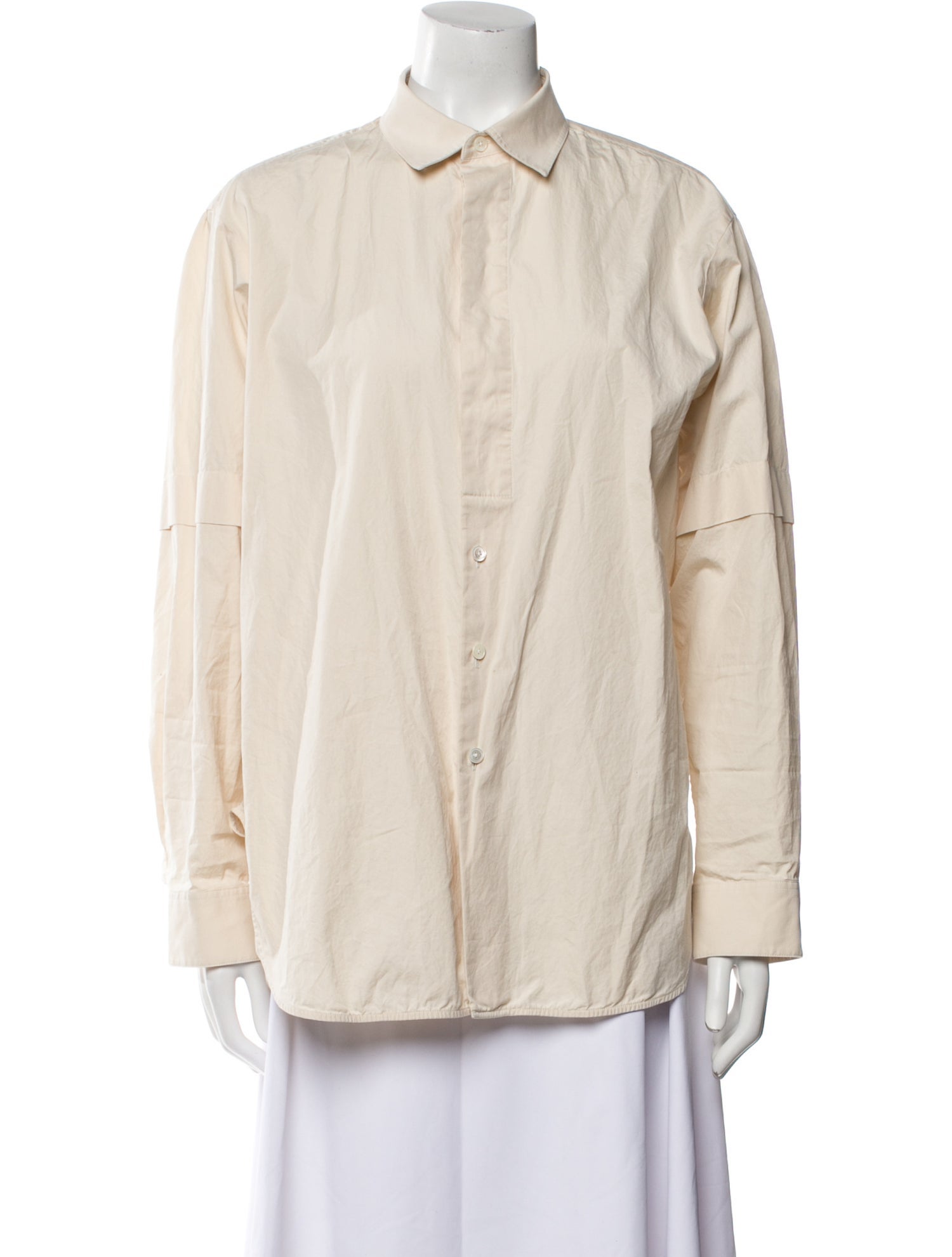 Lemaire Long Sleeve Button-Up Top