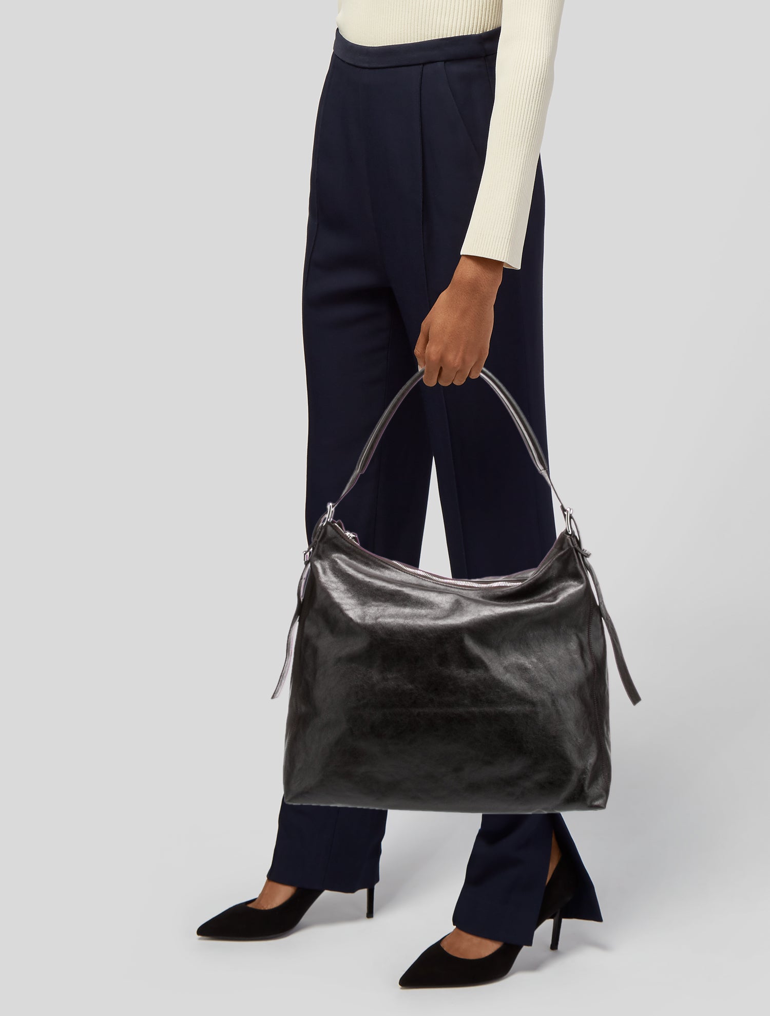 Lemaire Leather Shoulder Bag