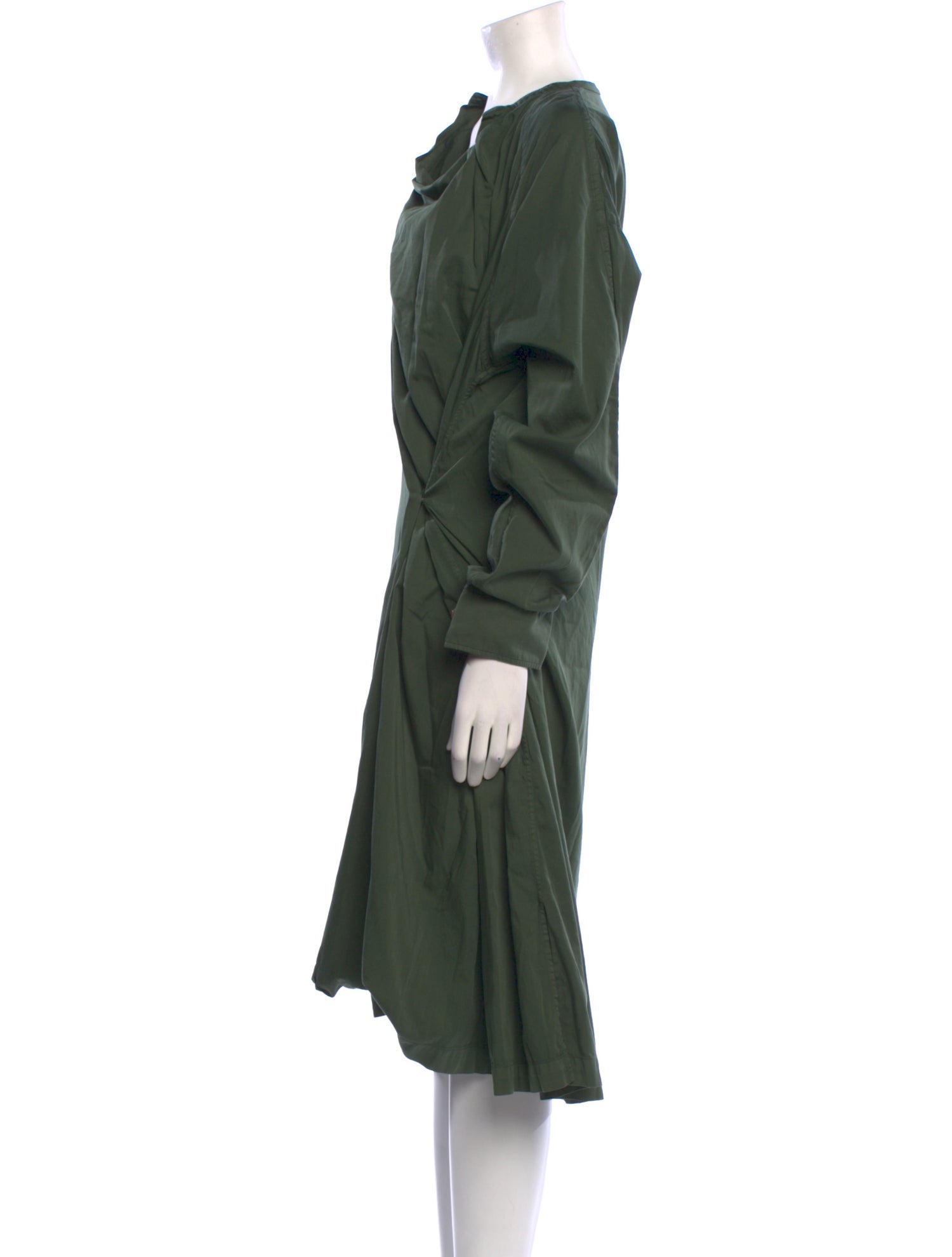 Lemaire Cowl Neck Midi Length Dress