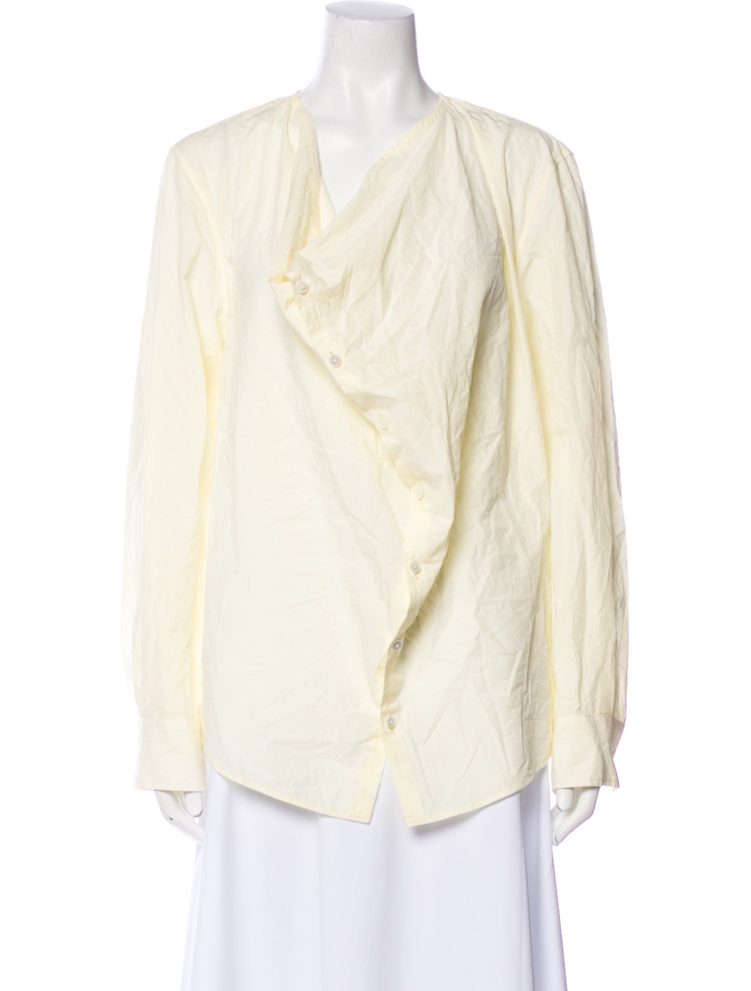 Lemaire Cowl Neck Long Sleeve Blouse w/ Tags