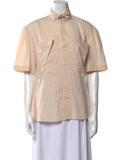 Lemaire Short Sleeve Button-Up Top