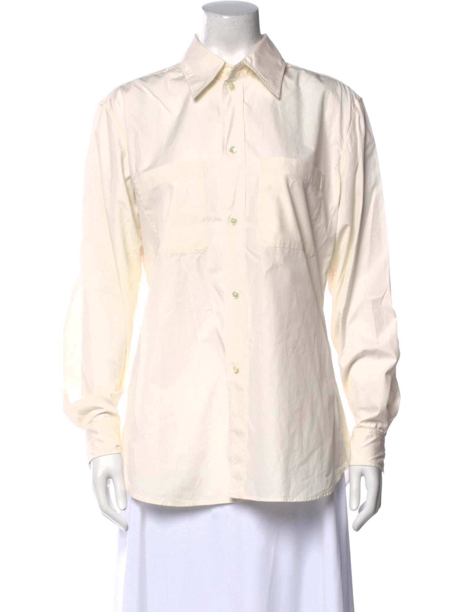 Lemaire Long Sleeve Button-Up Top