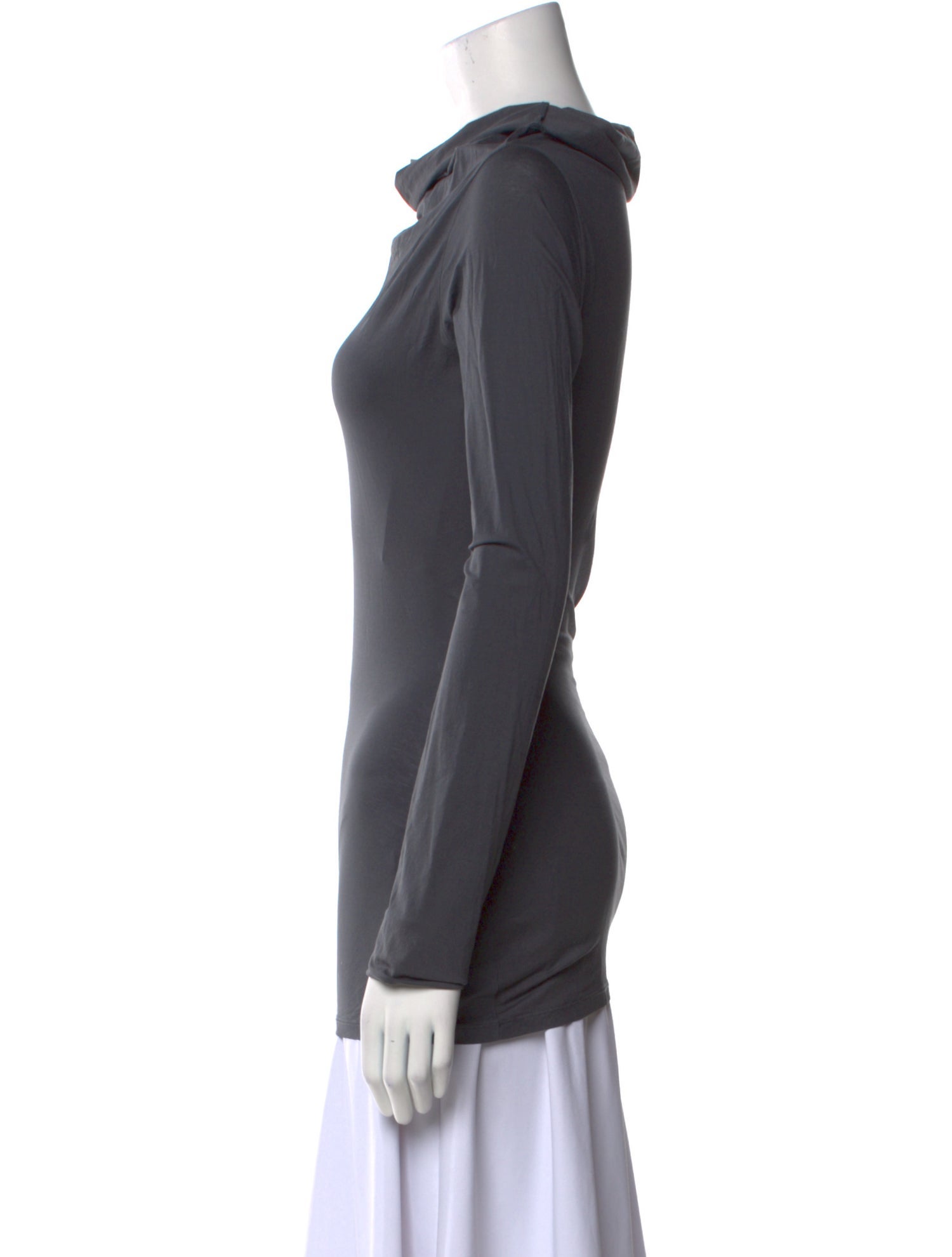 Lemaire Cowl Neck Long Sleeve Top