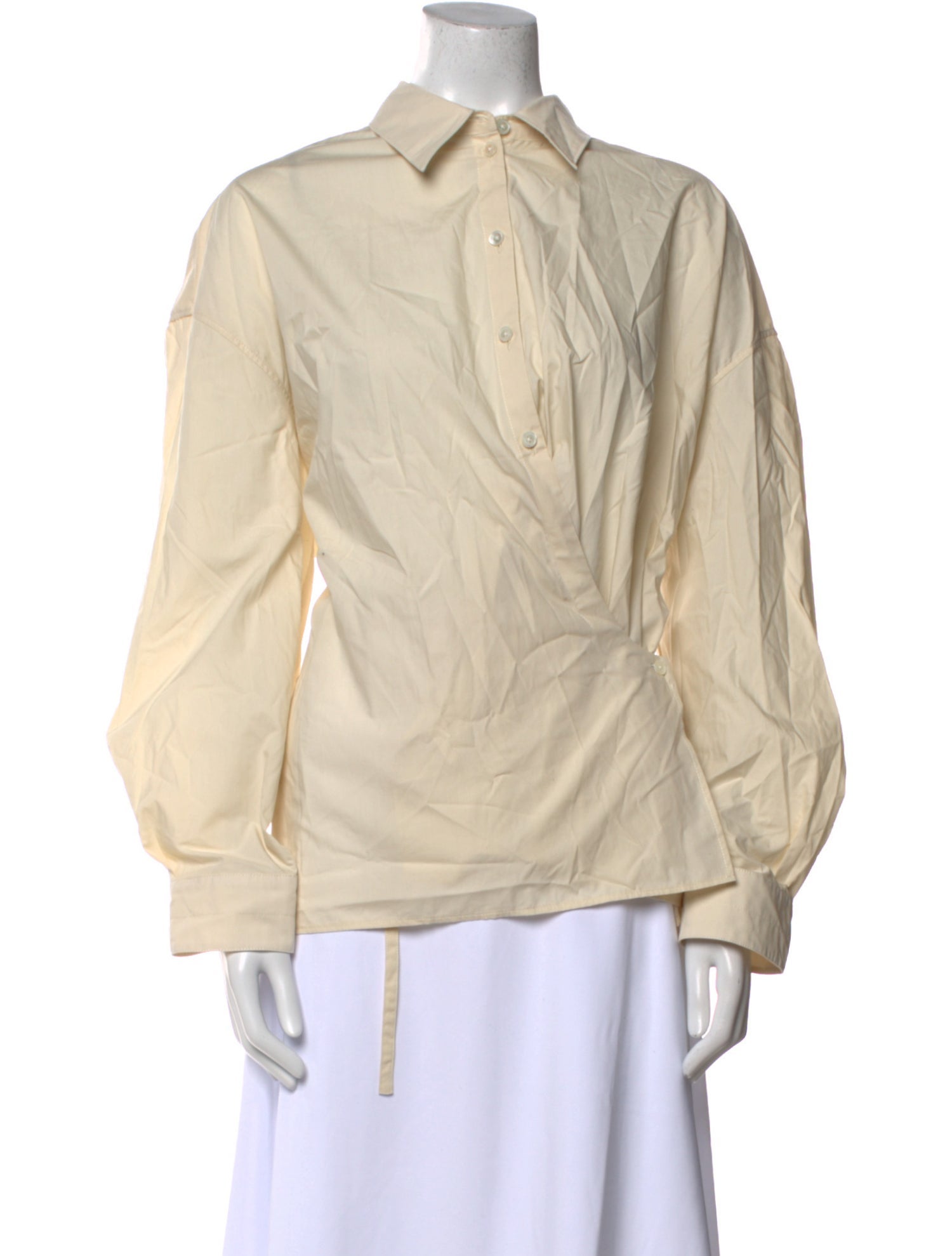 Lemaire Long Sleeve Button-Up Top