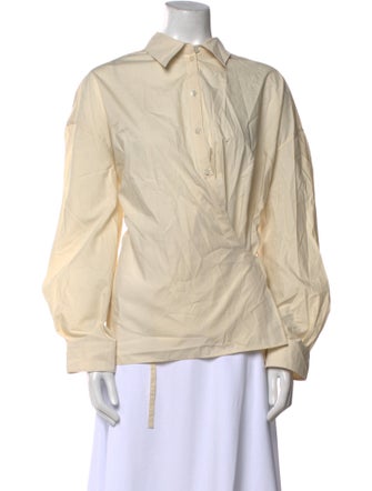 Lemaire Long Sleeve Button-Up Top