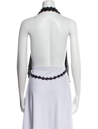 Lemaire Halterneck Sleeveless Crop Top