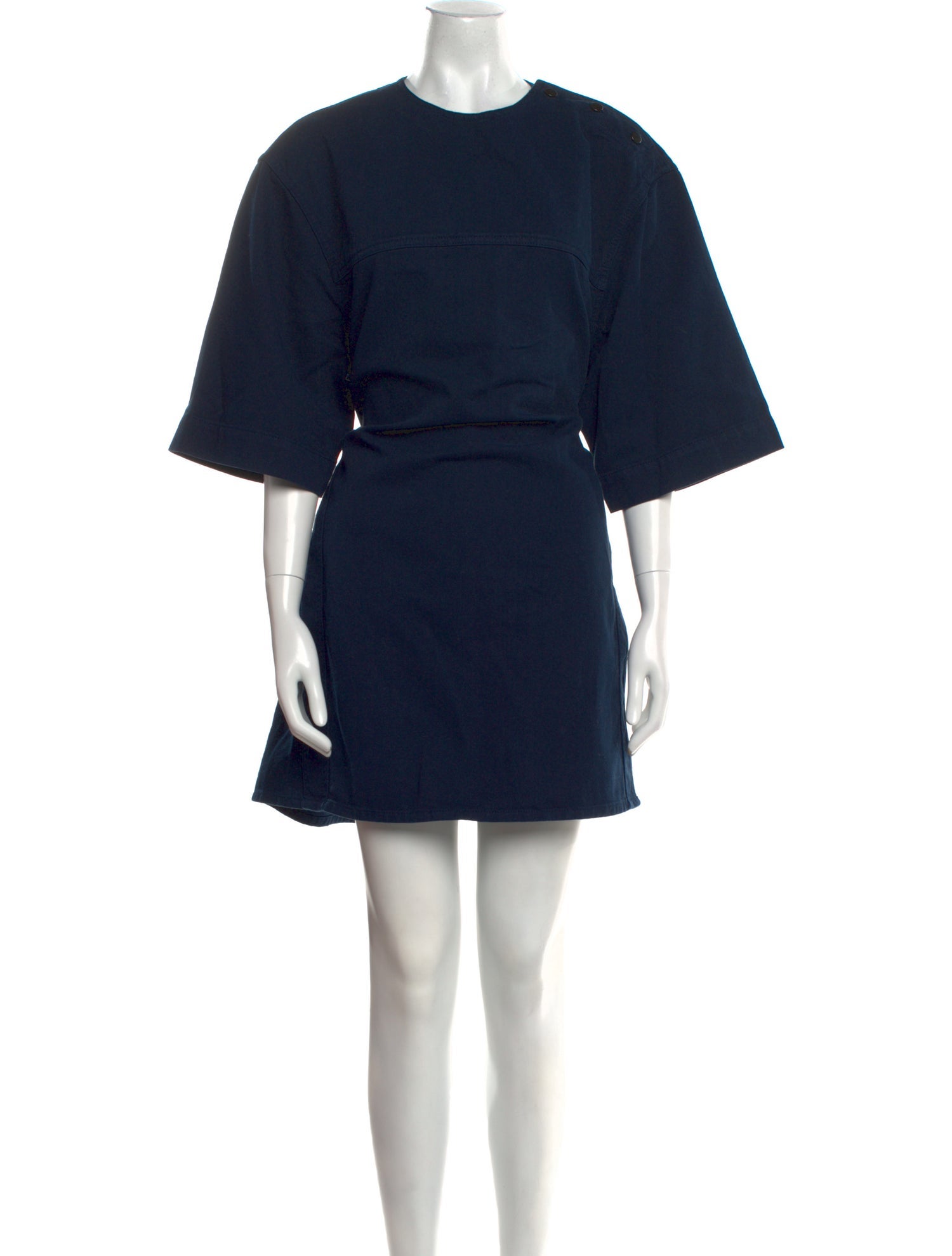 Lemaire Crew Neck Mini Dress