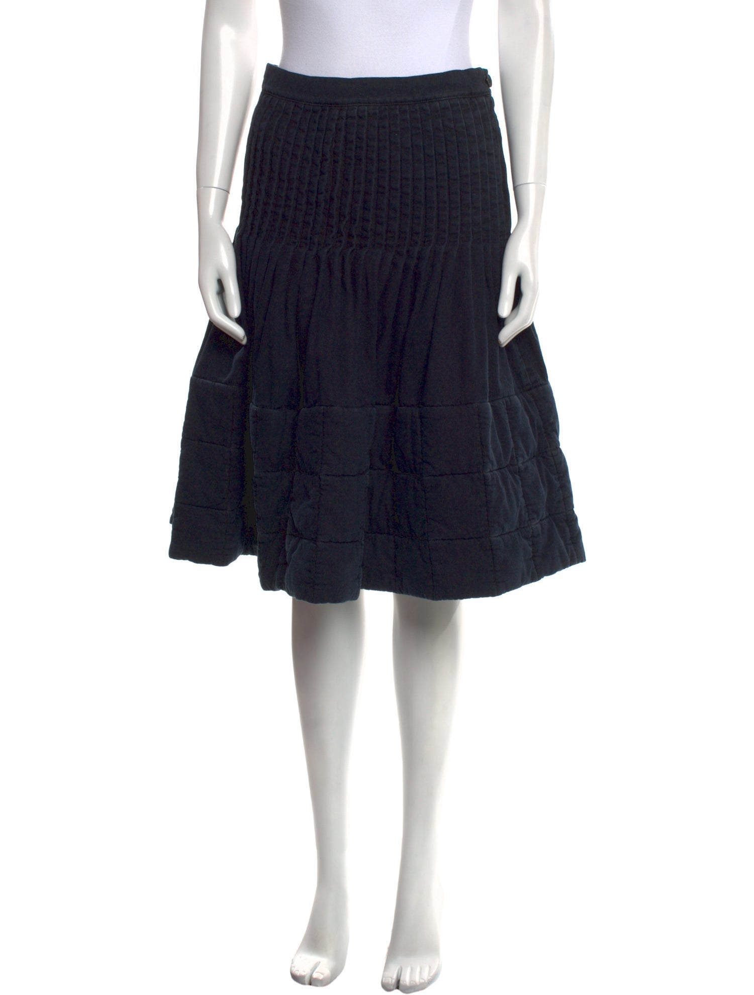 Lemaire Pleated Accents Knee-Length Skirt