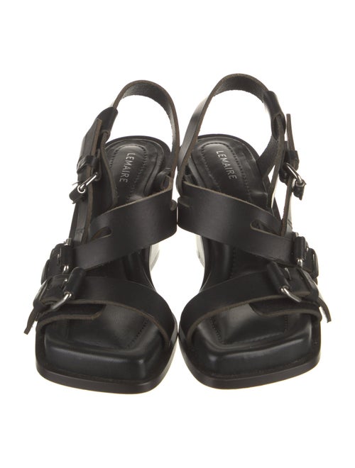 Lemaire Leather Slingback Sandals