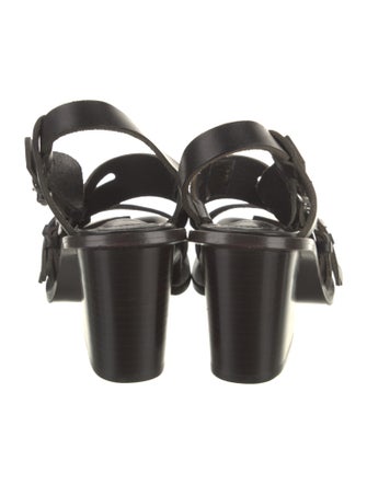 Lemaire Leather Slingback Sandals