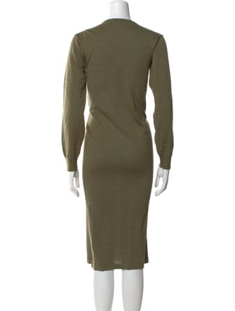 Lemaire Cowl Neck Midi Length Dress