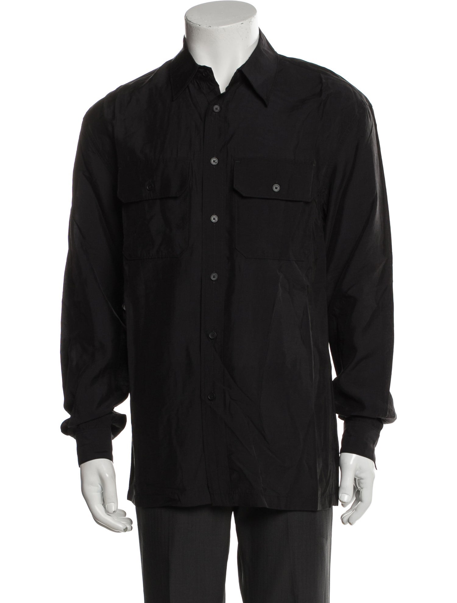 Lemaire Silk Long Sleeve Shirt