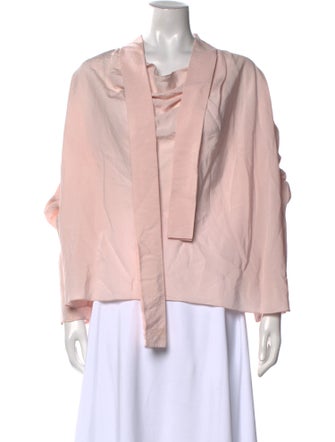 Lemaire Silk Cowl Neck Blouse