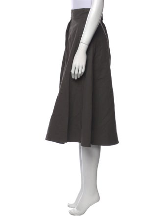 Lemaire Linen Midi Length Skirt