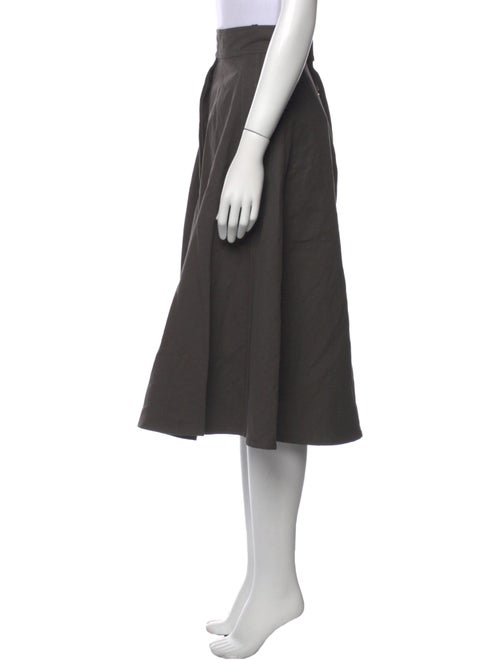 Lemaire Linen Midi Length Skirt