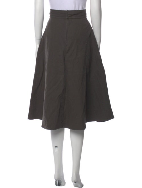 Lemaire Linen Midi Length Skirt