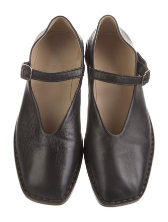 Lemaire Leather Mary Jane Flats