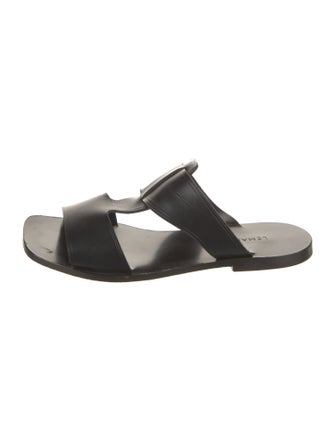 Lemaire Leather Slides