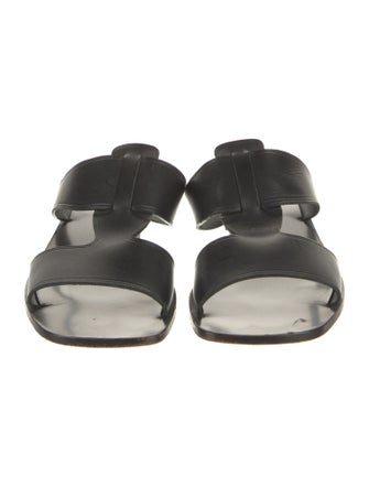 Lemaire Leather Slides