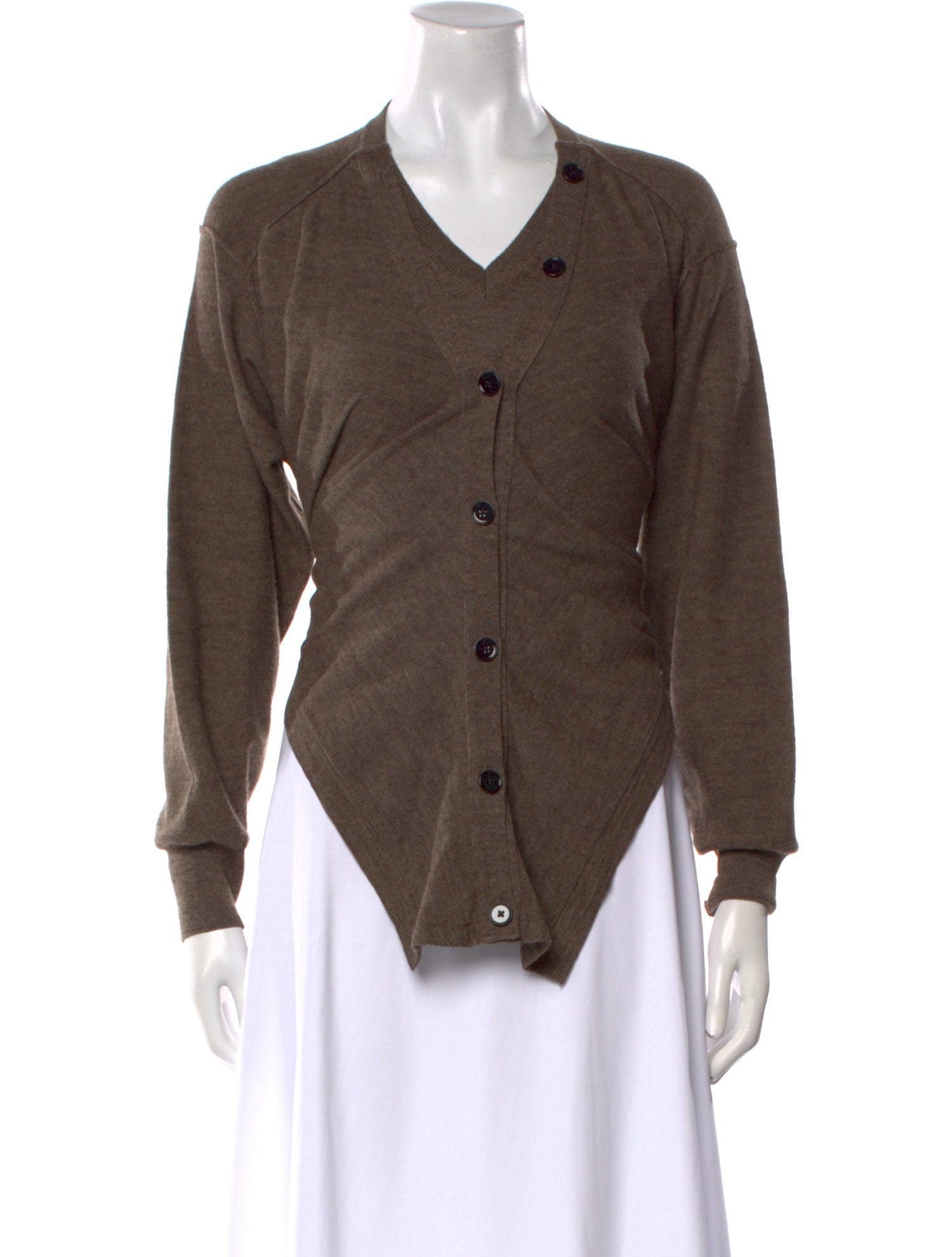 Lemaire Merino Wool V-Neck Sweater