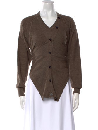 Lemaire Merino Wool V-Neck Sweater