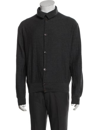 Lemaire Collar Long Sleeve Cardigan