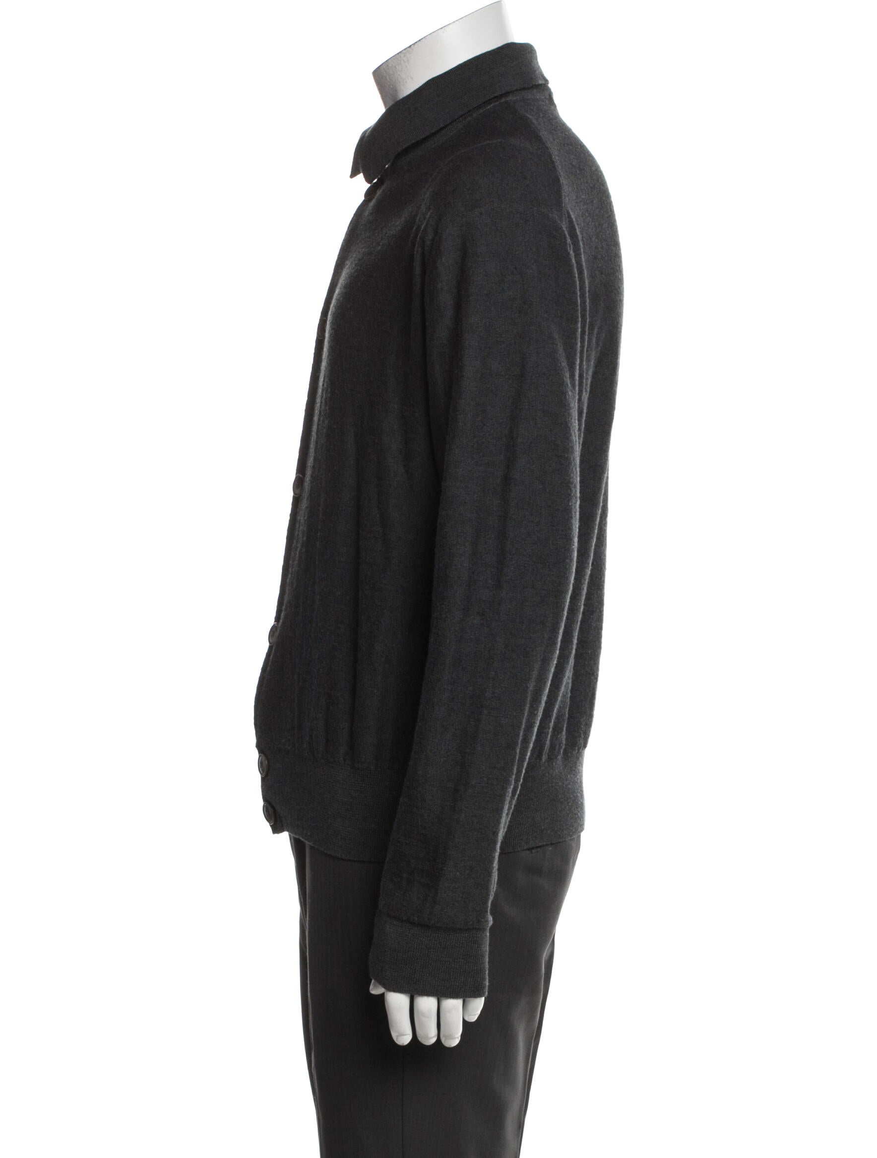 Lemaire Collar Long Sleeve Cardigan