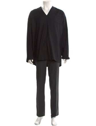 Lemaire V-Neck Long Sleeve Henley