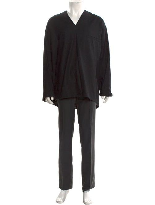 Lemaire V-Neck Long Sleeve Henley