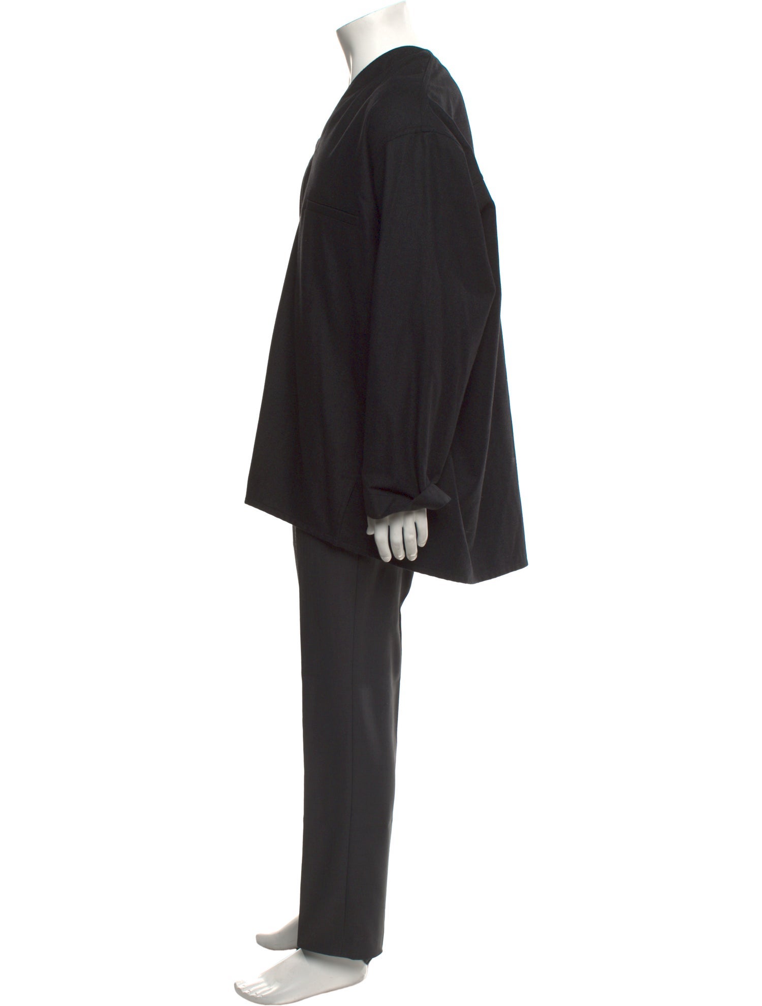 Lemaire V-Neck Long Sleeve Henley