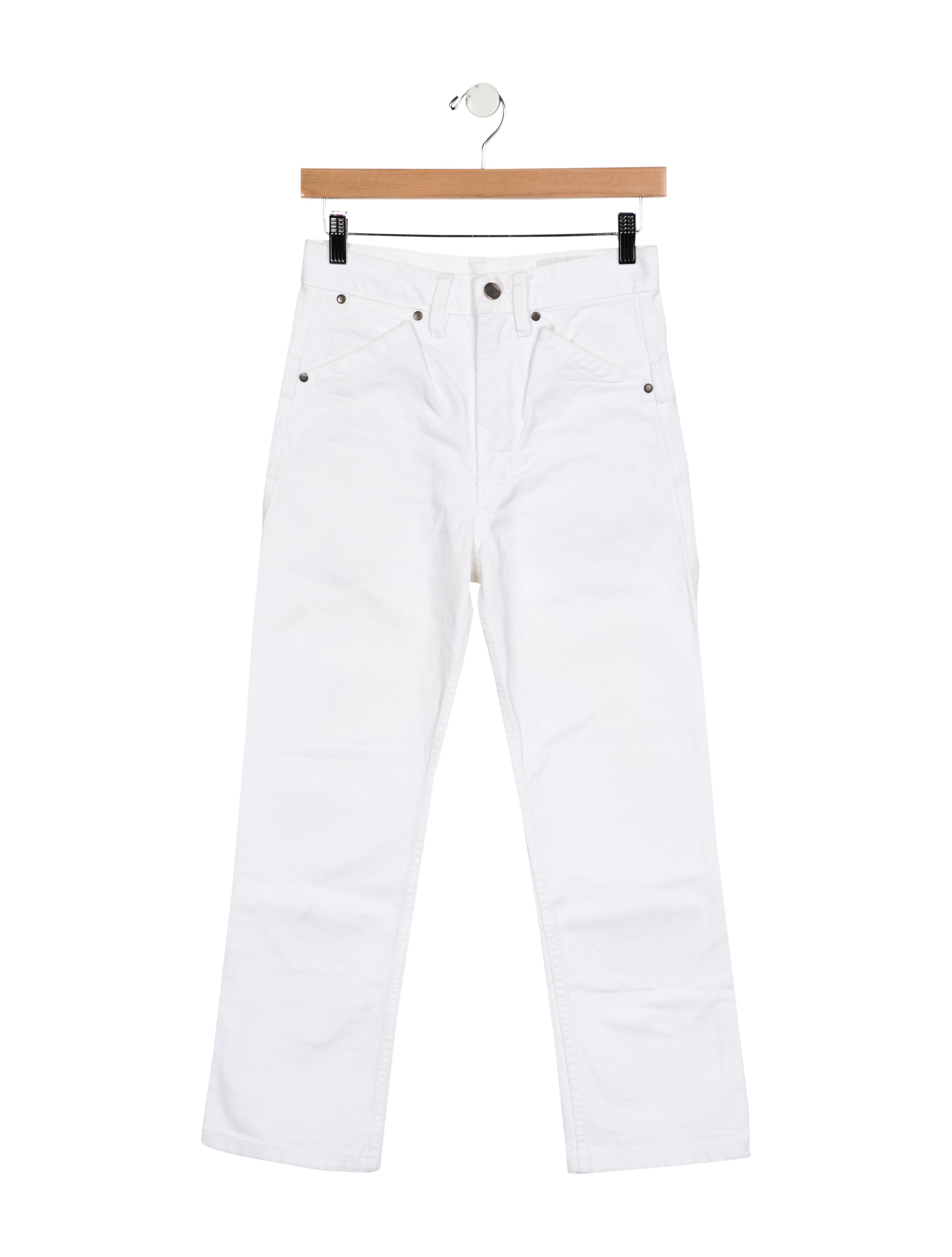 Lemaire High-Rise Straight Leg Jeans