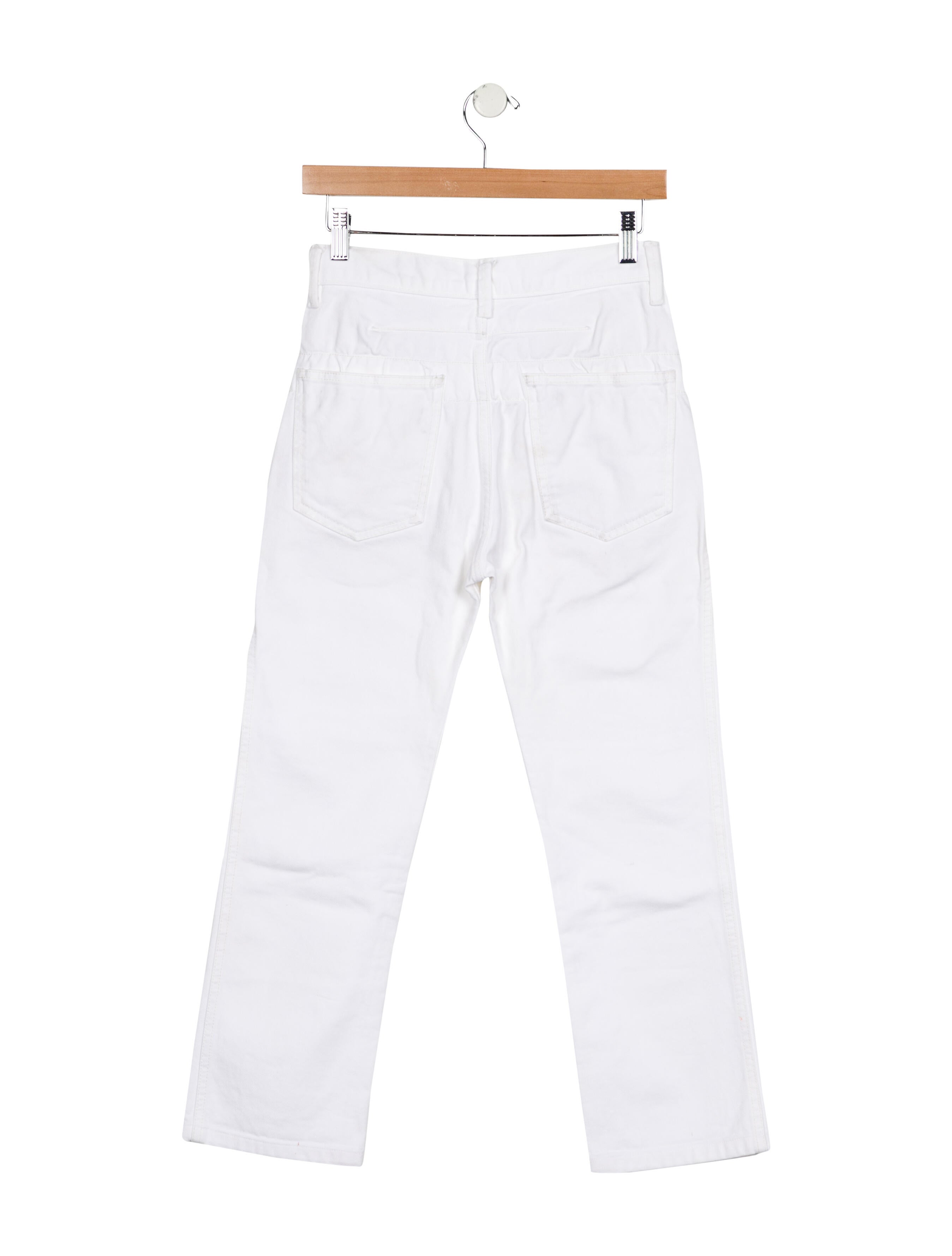 Lemaire High-Rise Straight Leg Jeans