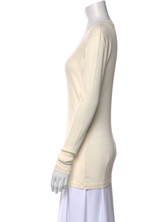 Lemaire Scoop Neck Long Sleeve Top