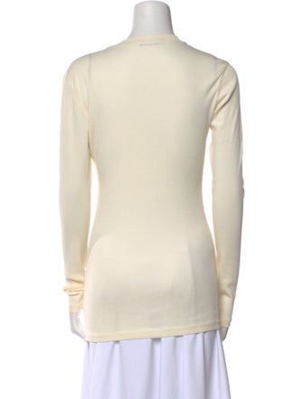 Lemaire Scoop Neck Long Sleeve Top