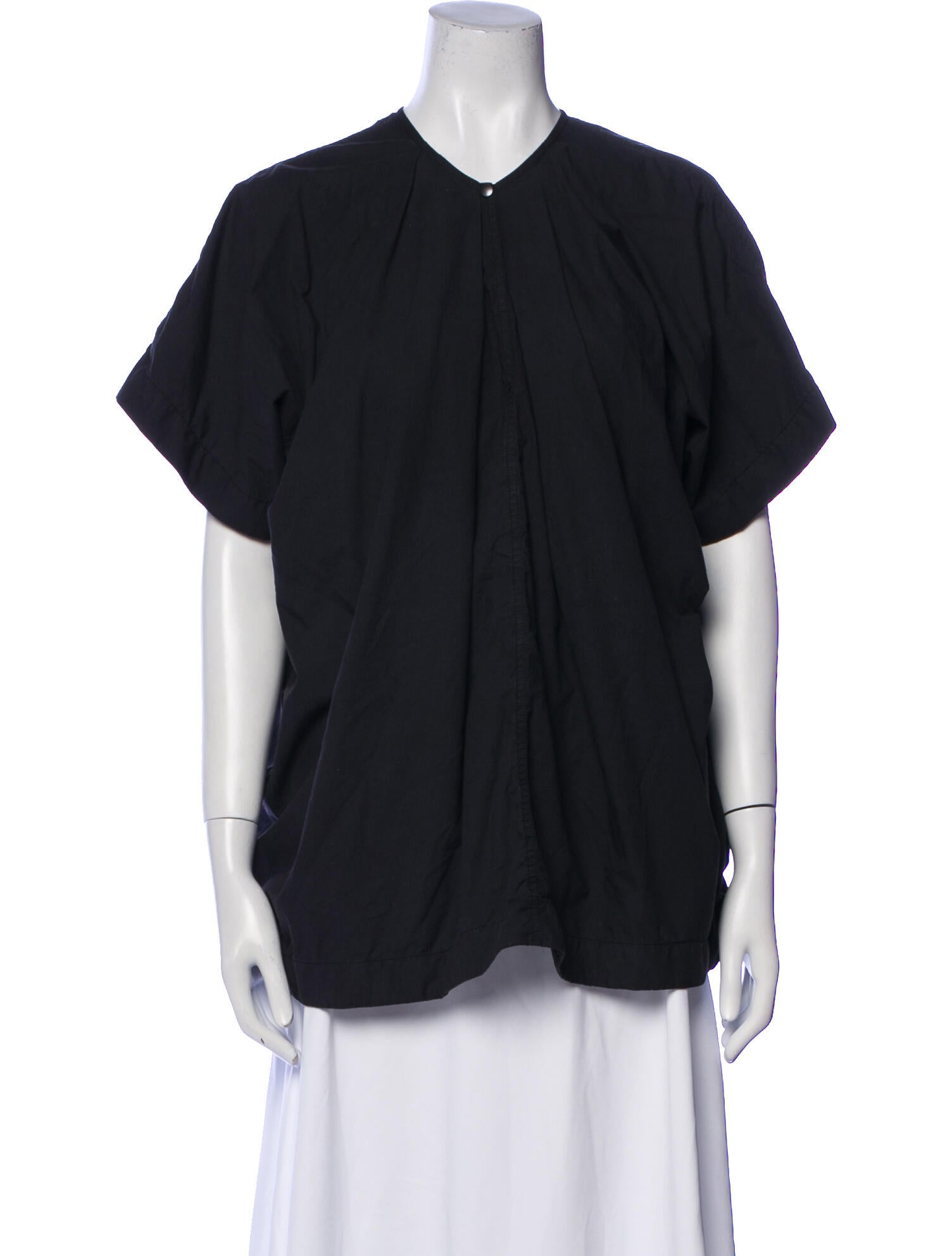 Lemaire V-Neck Short Sleeve Blouse