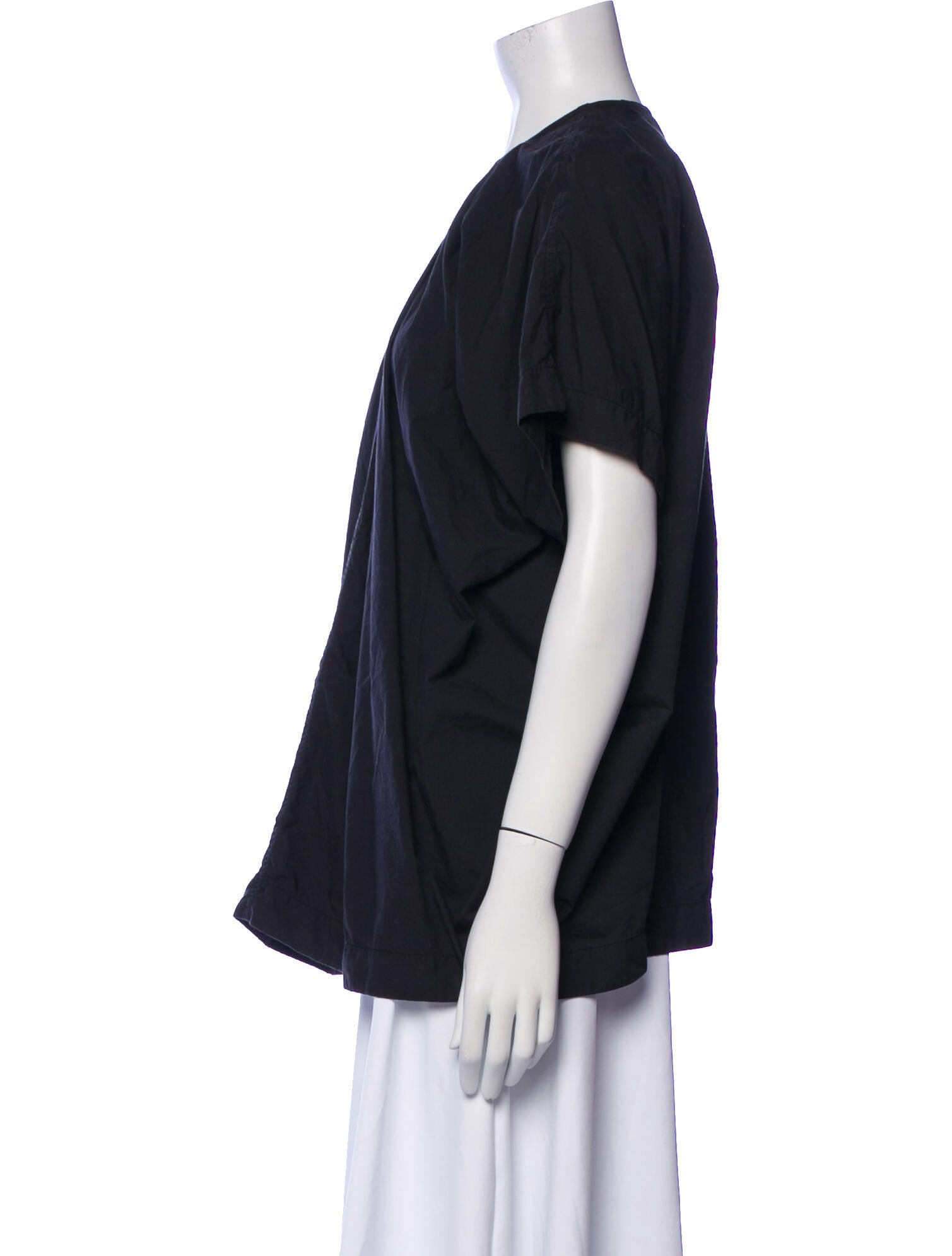 Lemaire V-Neck Short Sleeve Blouse