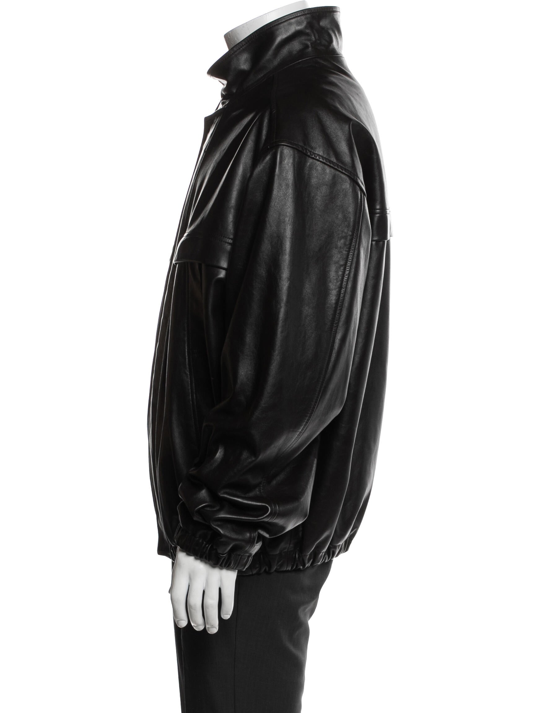 Lemaire Leather Moto Jacket