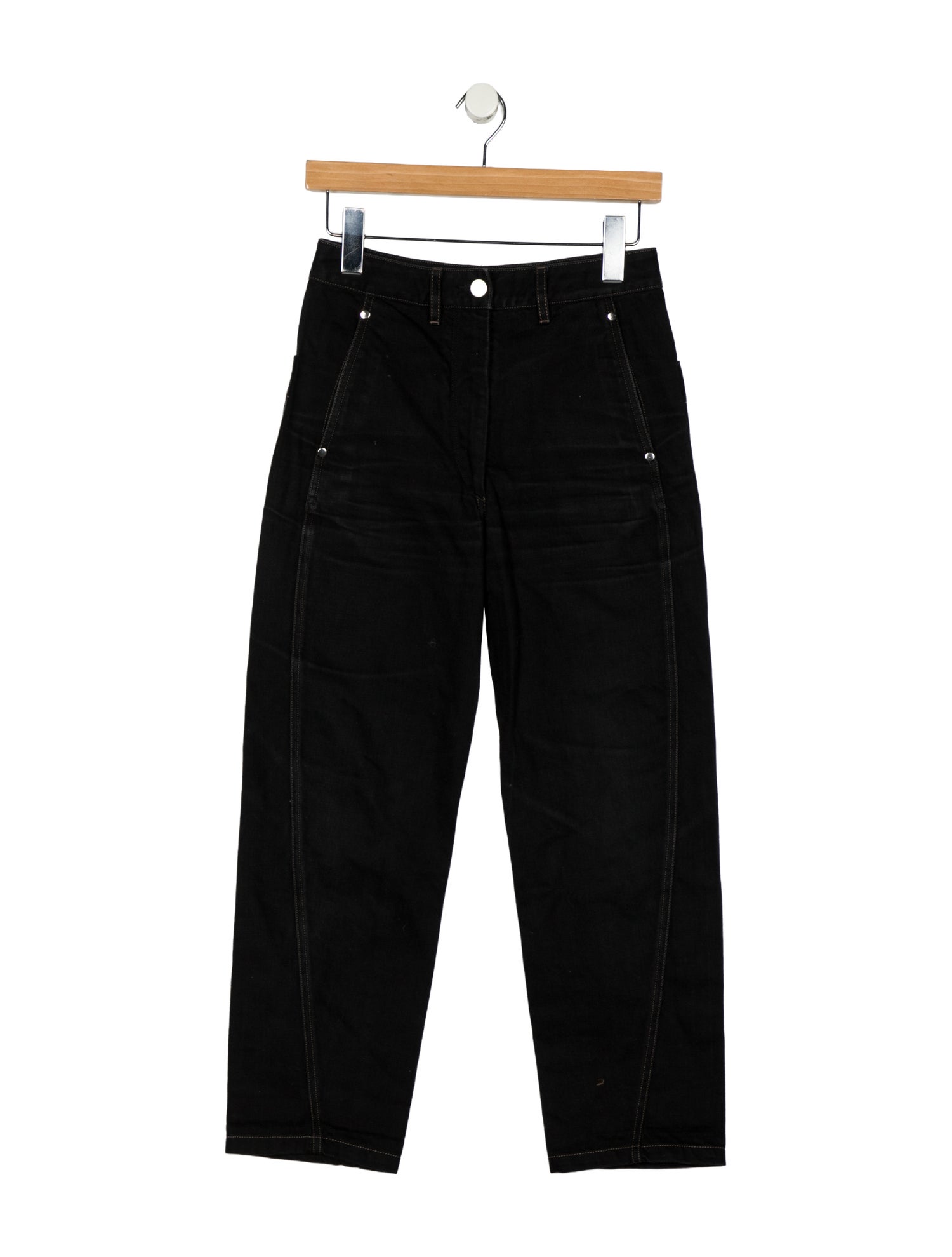Lemaire High-Rise Straight Leg Jeans