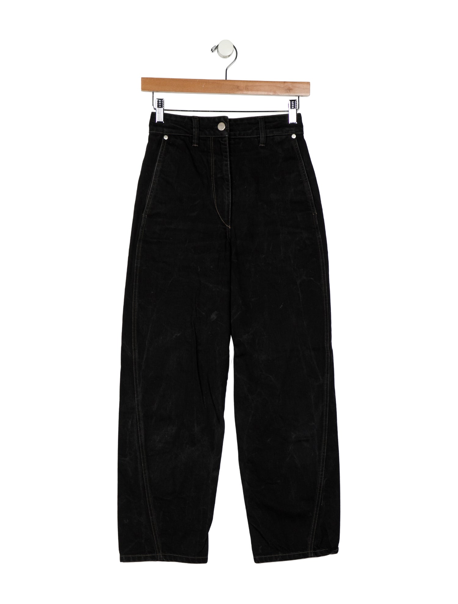 Lemaire High-Rise Straight Leg Jeans