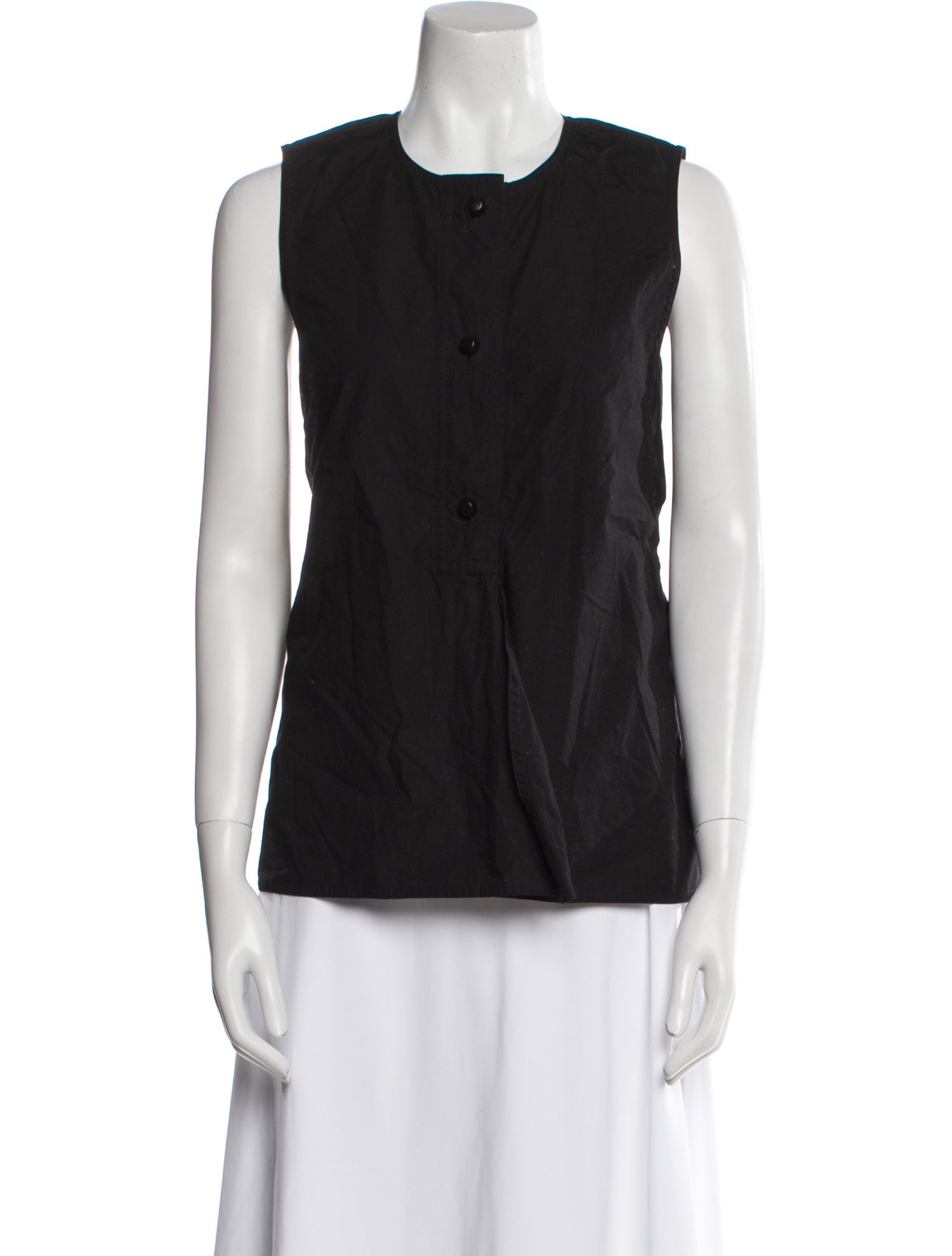 Lemaire Crew Neck Sleeveless Top