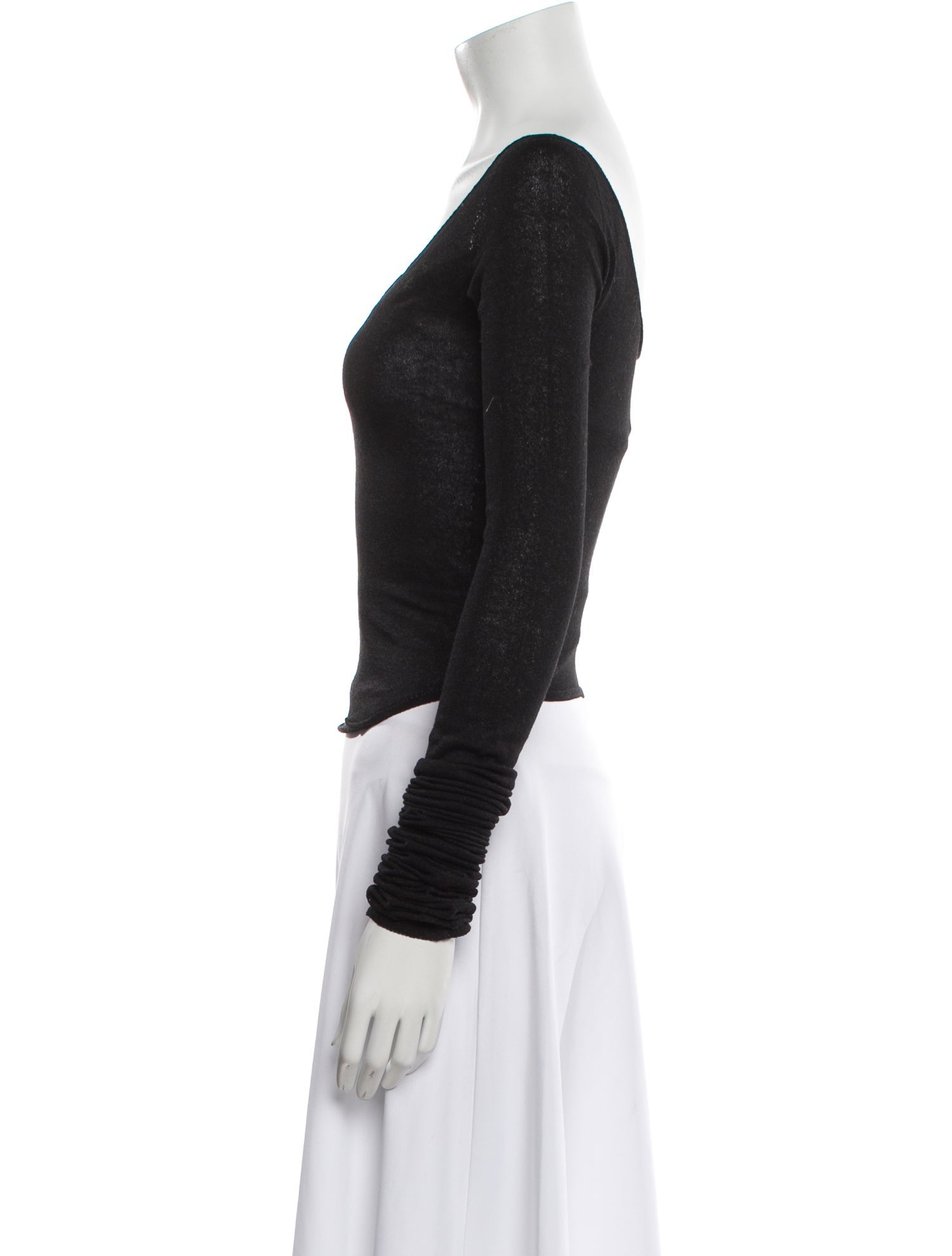 Lemaire Scoop Neck Long Sleeve Top