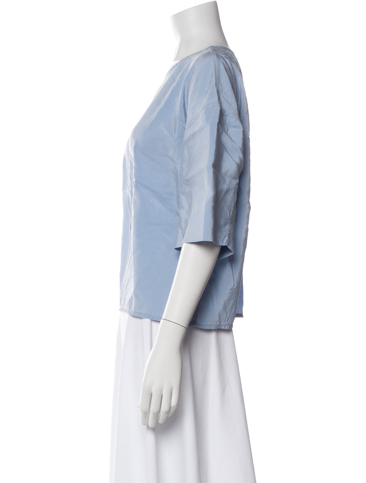 Lemaire Silk Scoop Neck Blouse w/ Tags