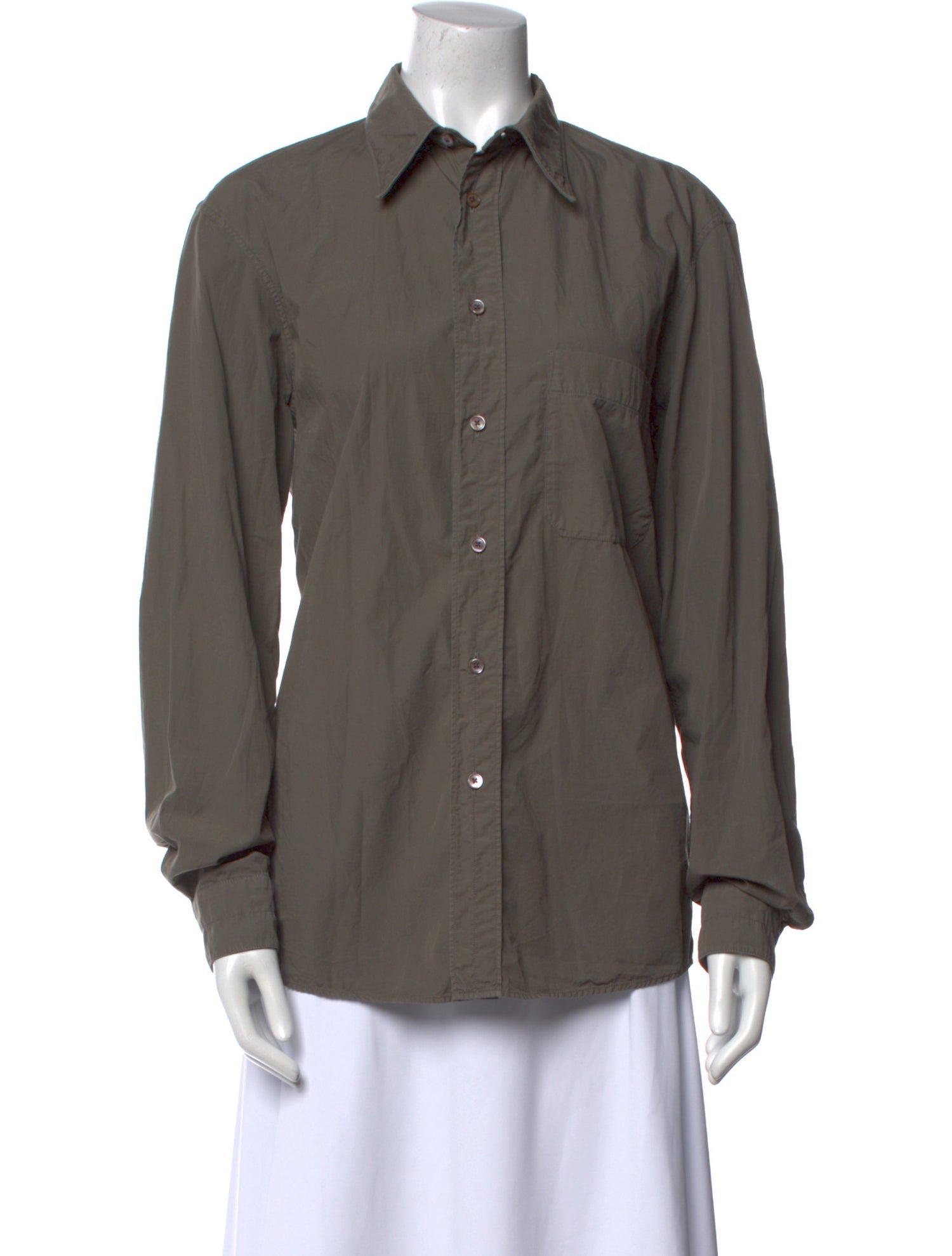 Lemaire Long Sleeve Button-Up Top