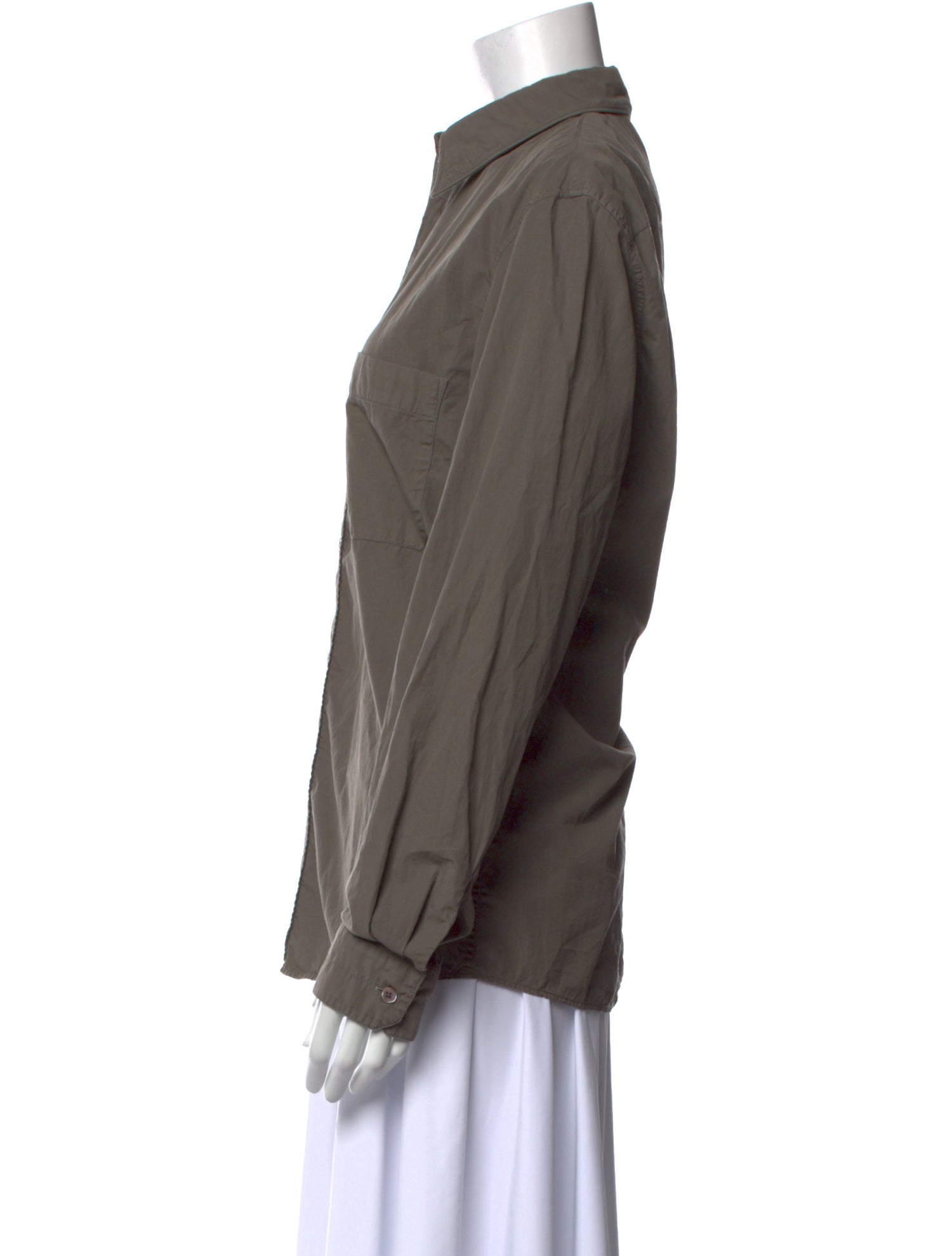 Lemaire Long Sleeve Button-Up Top