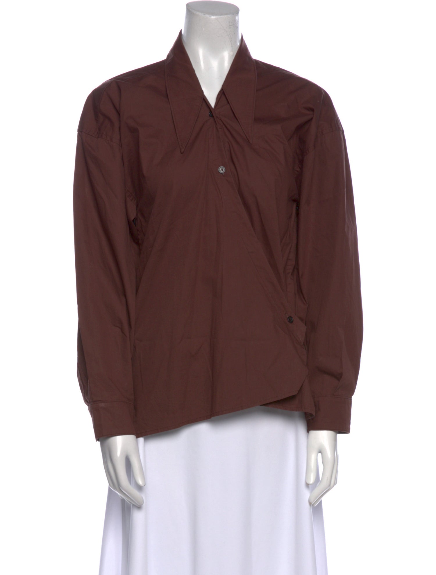 Lemaire Long Sleeve Button-Up Top