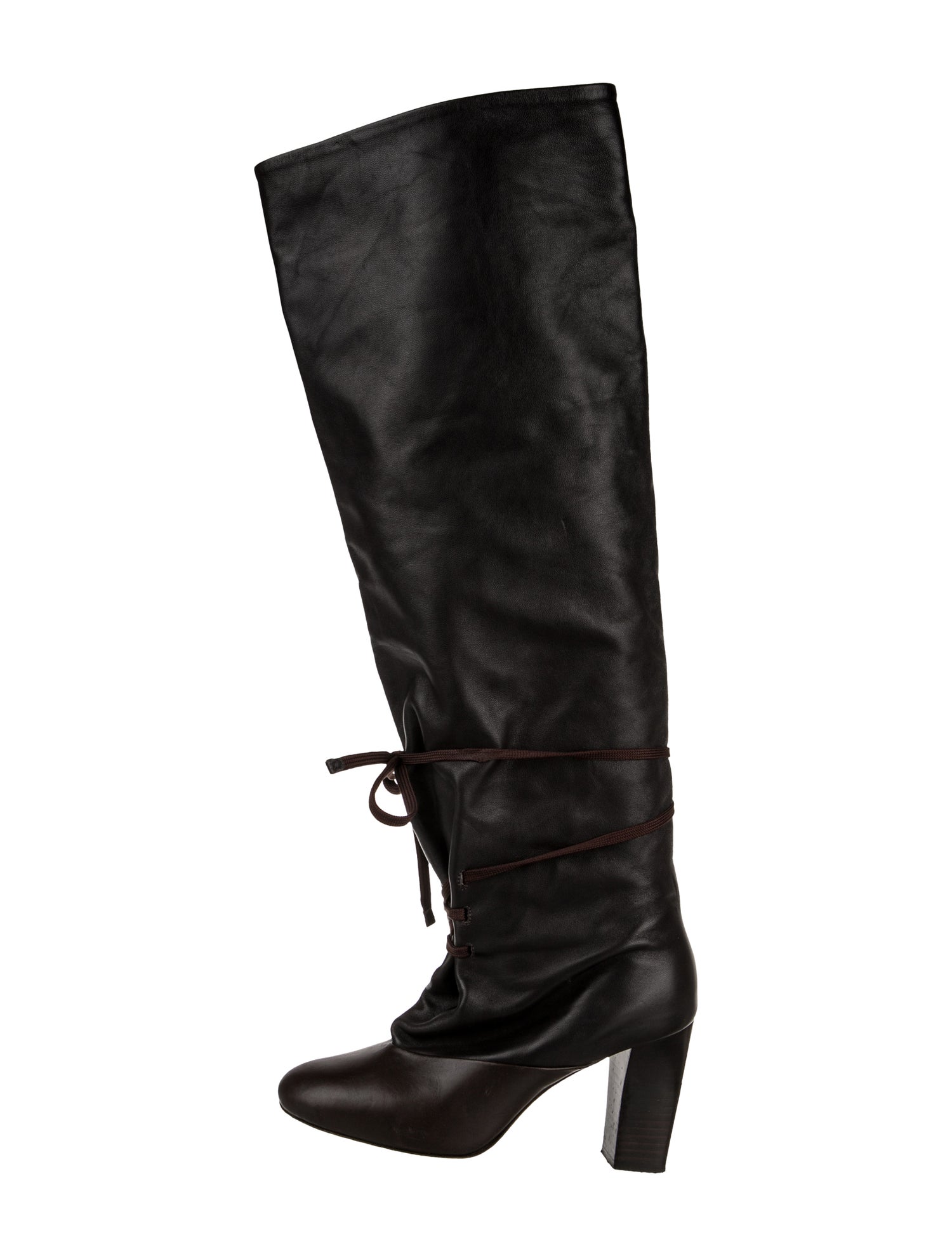 Lemaire Leather Lace-Up Boots