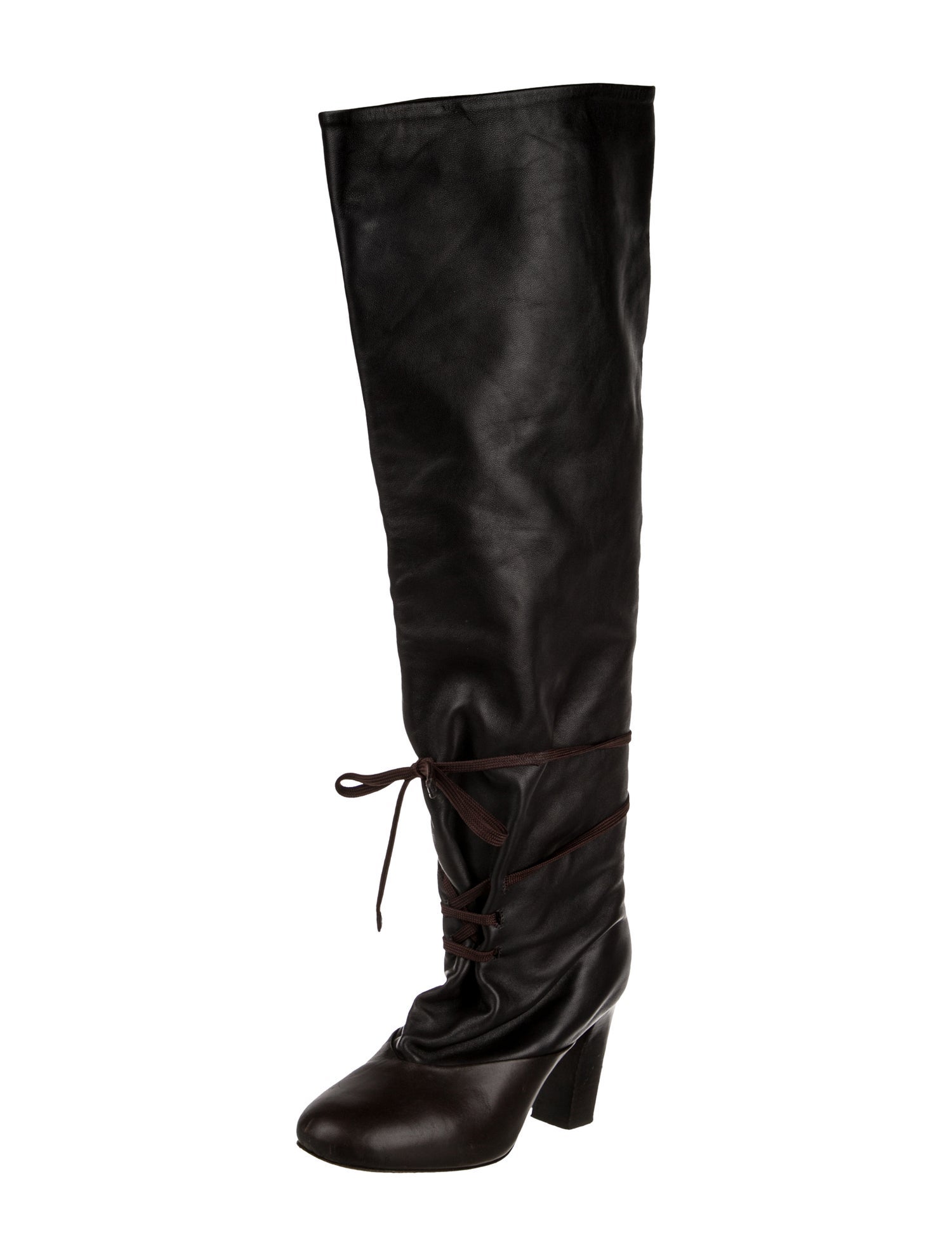 Lemaire Leather Lace-Up Boots