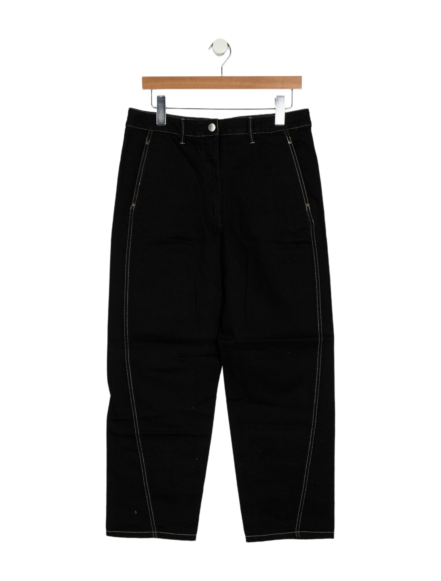 Lemaire High-Rise Straight Leg Jeans